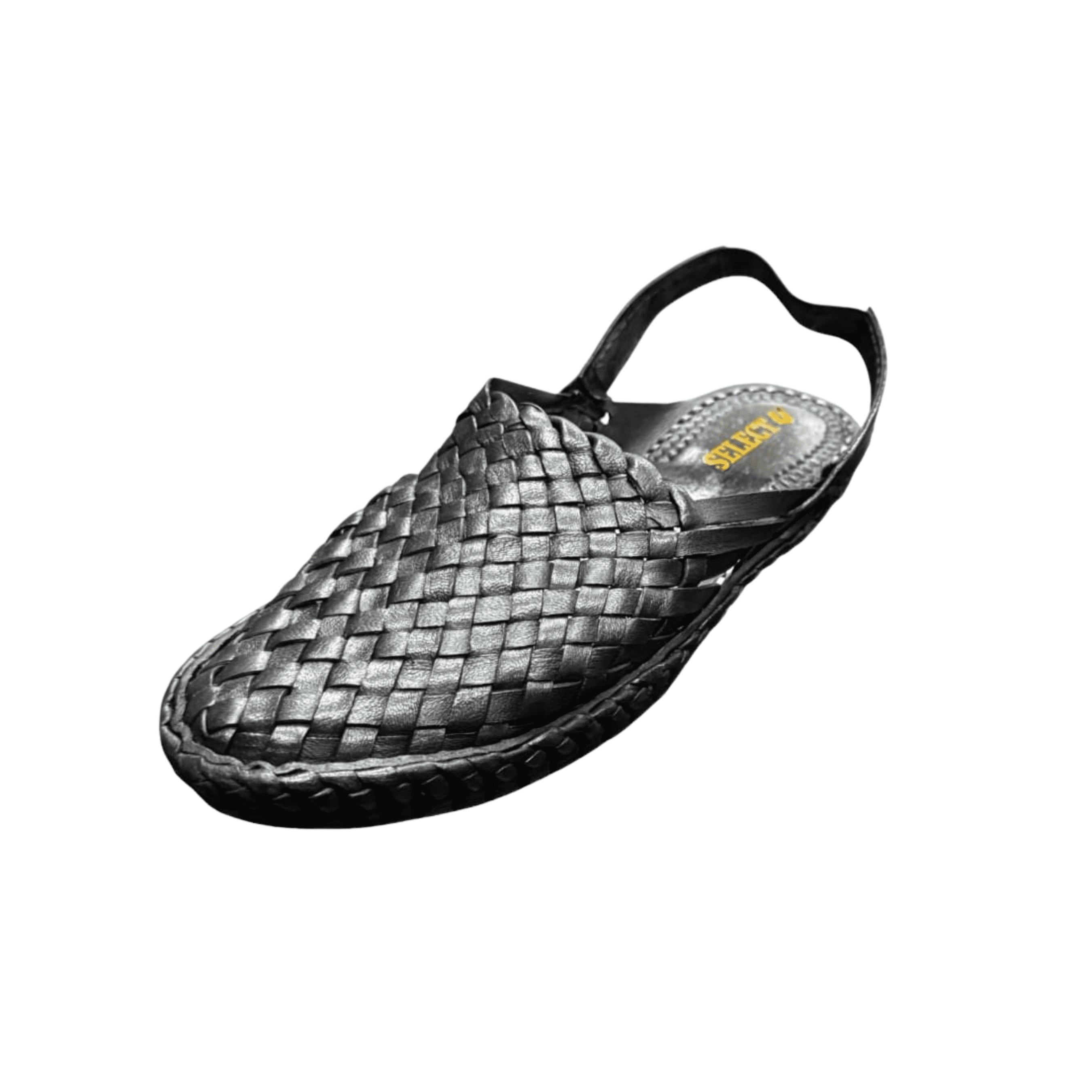 Select U's Black Jali Bantu Sandal